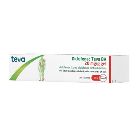 Diclofenac Teva*gel 60g 20mg/g