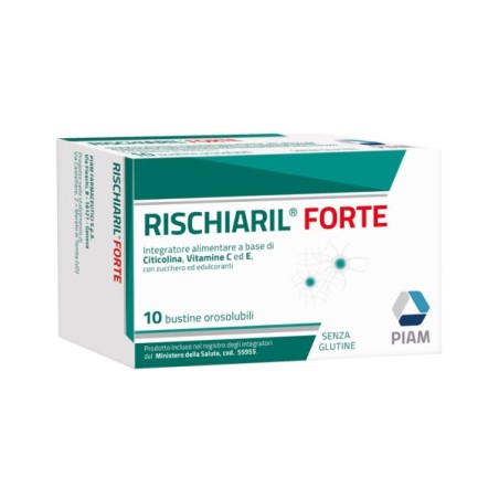 Piam Rischiaril Forte 10 Bustine Integratore per Concentrazione e Memoria