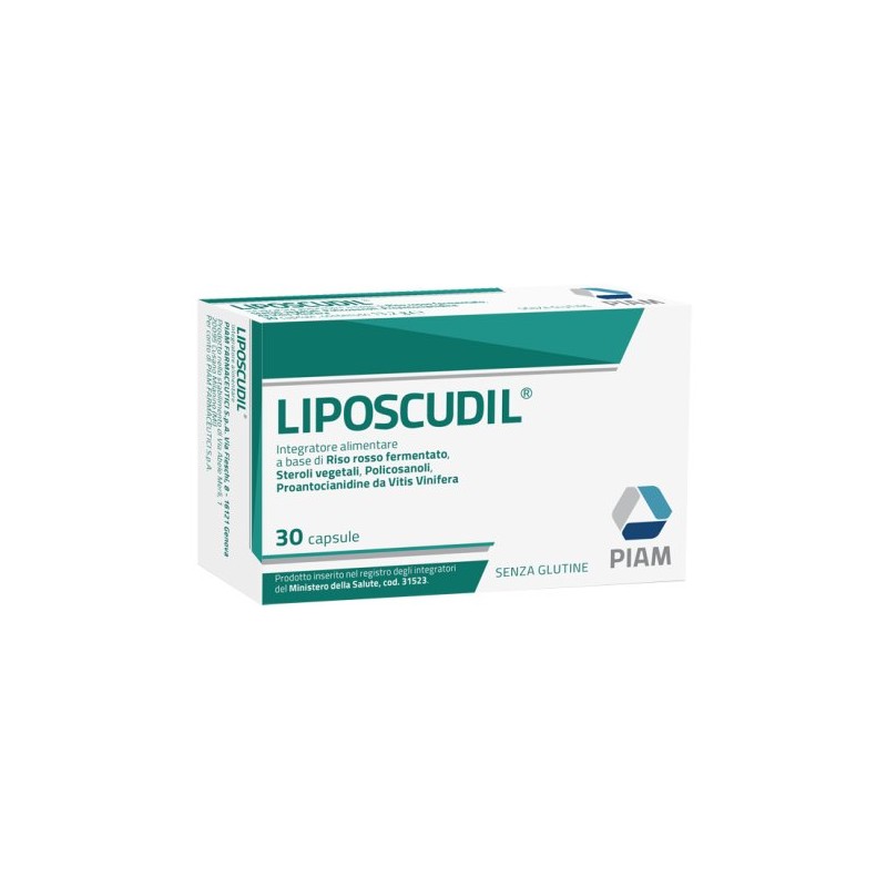 Piam Liposcudil 30 Capsule Integratore per Controllo Colesterolo