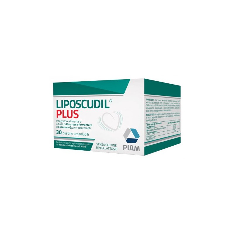 Piam Liposcudil Plus 30 Bustine Integratore Contro il Colesterolo