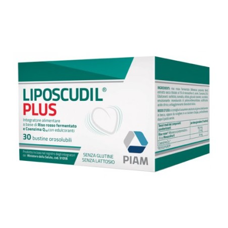 Piam Liposcudil Plus 30 Bustine Integratore Contro il Colesterolo