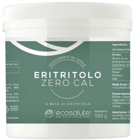 ERITRITOLO ZERO CAL DOLCIFICANTE NATURALE 500G