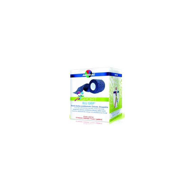 Benda Elastica Autobloccante Master-aid Blugrip 8x4,5