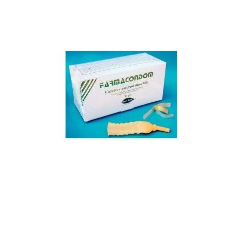 Catetere Esterno Maschile Diametro 35mm Prodotto In Puro Lattice Naturale Con Tubicino Di Raccordo Busta Contenente Un Catetere 