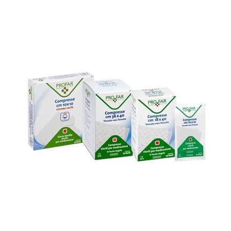 Compresse In Tessuto Non Tessuto 36 X 40 Cm Profar