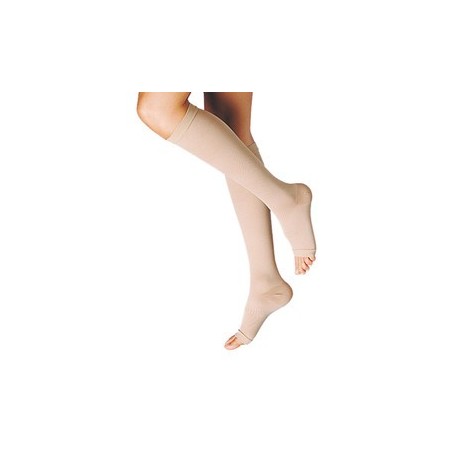 Gambaletto Terapeutico Dualsan A Compressione Decrescente Kkl1 Punta Aperta Beige Unisex 3 1 Paio