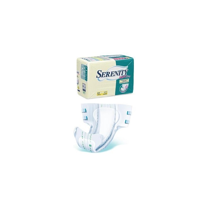 Pannolone Per Incontinenza Serenity Softdry Formato Extra Taglia Large 30 Pezzi