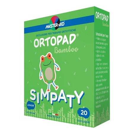 Cerotto Oculare Per Ortottica Ortopad Simpaty Regular 5,7x8,2 20 Pezzi