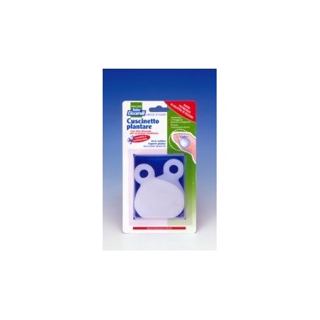 Cuscinetto Plantare Realizzato In Gel Di Silicone Bianco Semitrasparente Sagomato Per Ammortizzare E Proteggere Pressione E Sfre