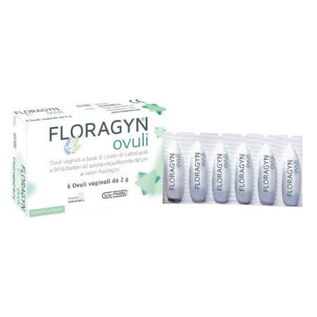 Ovuli Vaginali A Base Di Lattobacilli Lisati Floragyn Ovuli 2 G 6 Pezzi