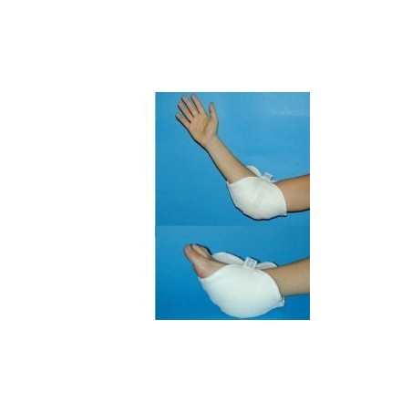 Gomitiera/talloniera In Vello Sintetico Per La Prevenzione Delle Piaghe Da Decubito A Livello Dei Gomiti E/o Dei Talloni Nei Paz