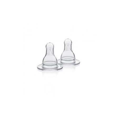 Tettarella Medium Flusso Medio In Silicone 2 Pezzi