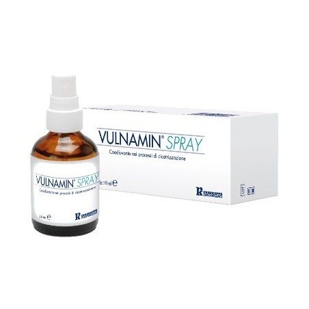 Vulnamin Spray 30ml Flacone In Vetro Con Erogatore A Tasto