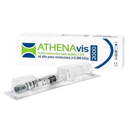 Siringa Intra-articolare Athenavis 2000 Acido Ialuronico 1,5% 30mg 2 Ml