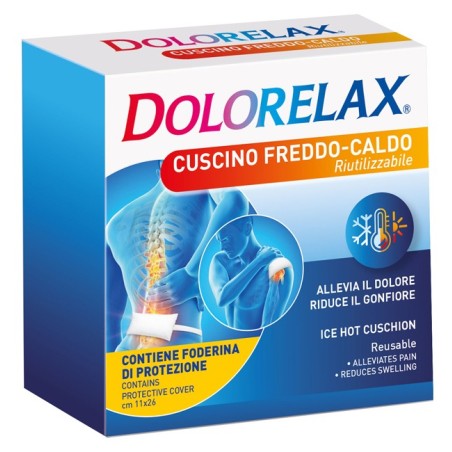 Dolorelax Ice Hot Cuscino Riutilizzabile 11x26 Cm 2 Pezzi