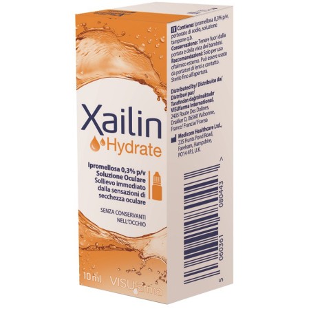 Xailin Hydrate Gocce Oculari Ipromellosa 0,3% Flacone Multidose 10 Ml