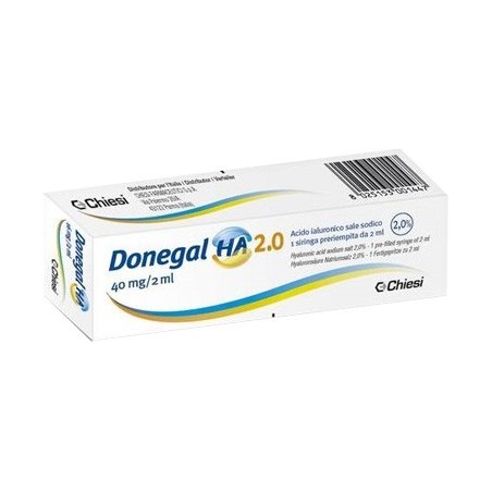 Siringa Intra-articolare Donegal Ha 2.0 Acido Ialuronico 40 Mg 2 Ml