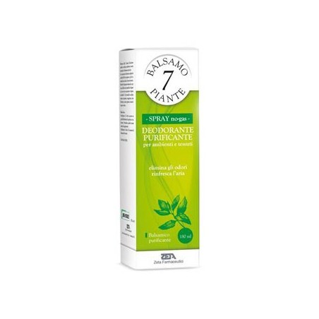 Essenza Balsamica 7 Piante Deodorante Purificante Per Ambienti E Tessuti Pompa Spray + Astuccio 180 Ml