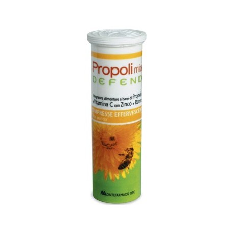 Propoli Mix Defend 10 Compresse Effervescenti Gusto Arancia