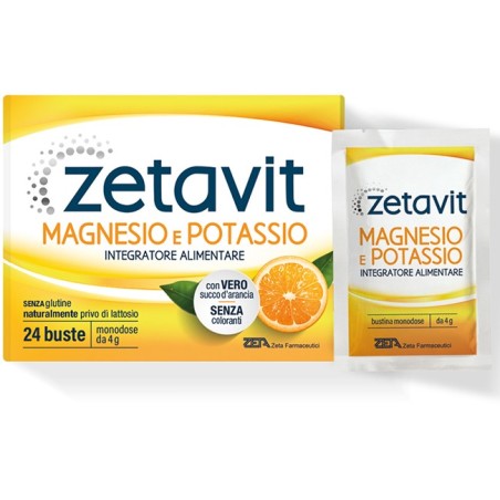 Zetavit Magnesio Potassio 24 Bustine Da 4 G
