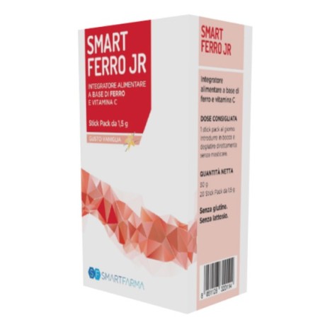 Smart Ferro Jr 20 Stick Pack Gusto Vaniglia