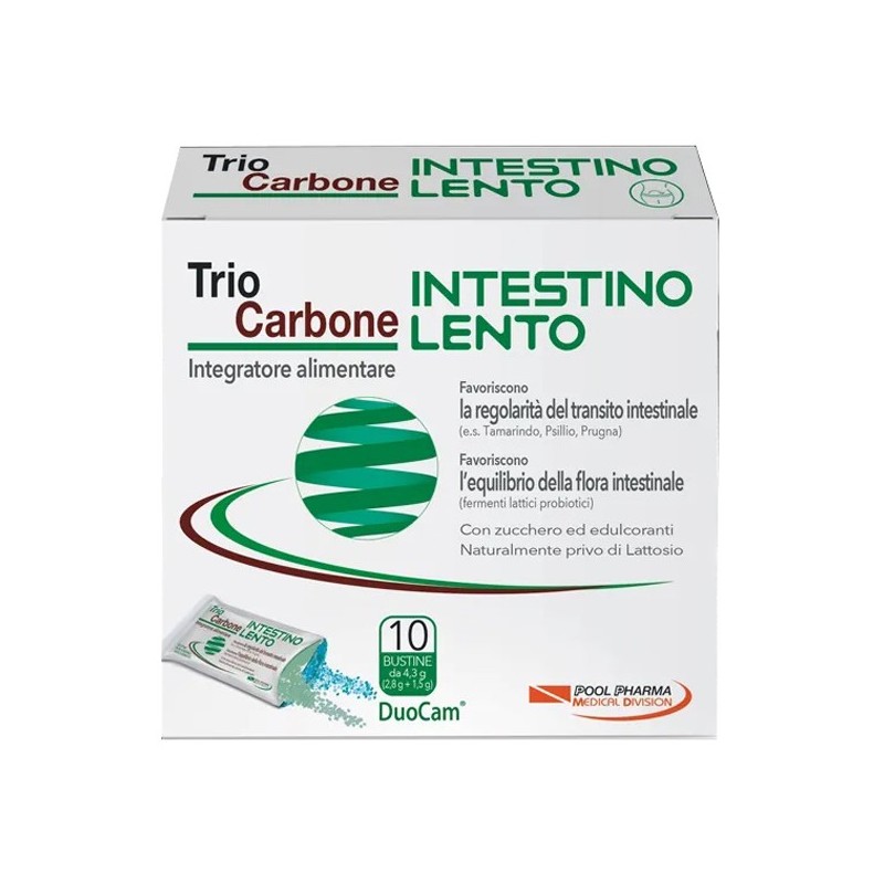 Triocarbone Intestino Lento 10 Bustine