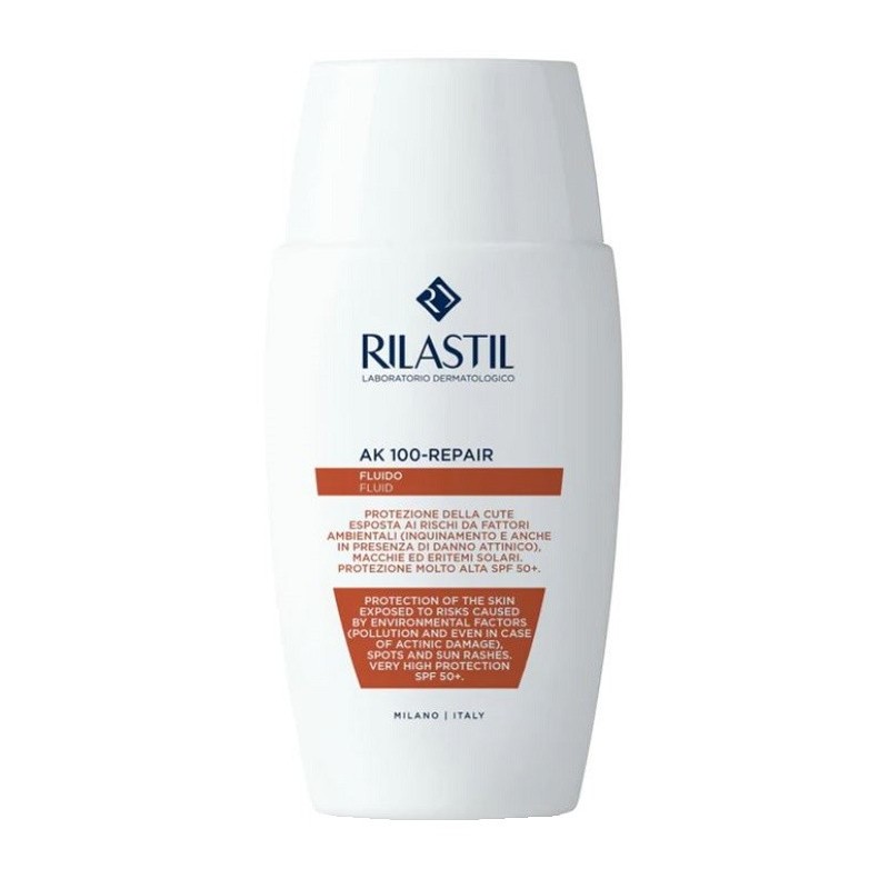 Rilastil AK Repair 100 Fluido Trattamento Rigenerante per Pelle e Rughe 50 ml