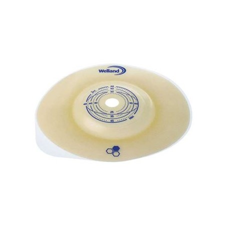 Placca Per Colostomia Convessa Ritagliabile Aurum2 Diametro 13-48 Mm Flangia 70 Mm 5 Pezzi