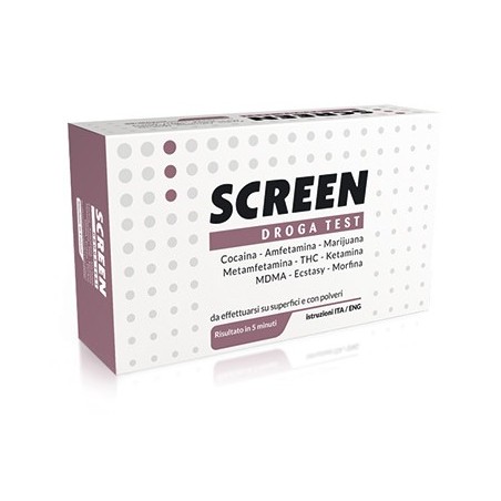 Screen Droga Test 7 Droghe Su Superfici Solidi O Polveri Test Antidroga
