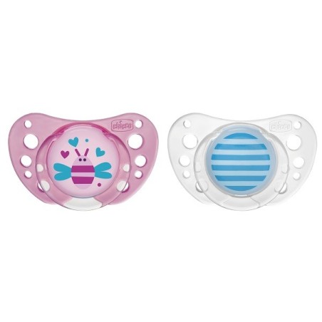 Chicco Succhietto Air Girl In Caucciu' 16-36 Mesi 2 Pezzi