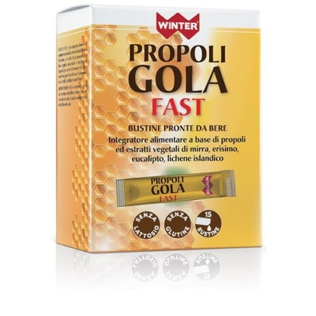 Winter Propoli Gola Fast 15 Bustine