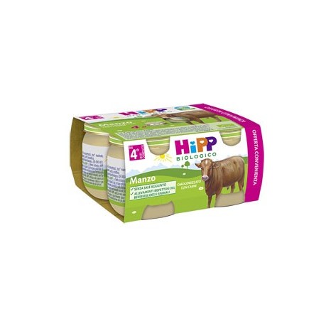 Hipp Bio Hipp Bio Omogeneizzato Manzo 4x80 G