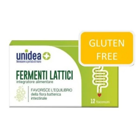 Unidea Fermenti Lattici 12 Flaconcini 10 Ml