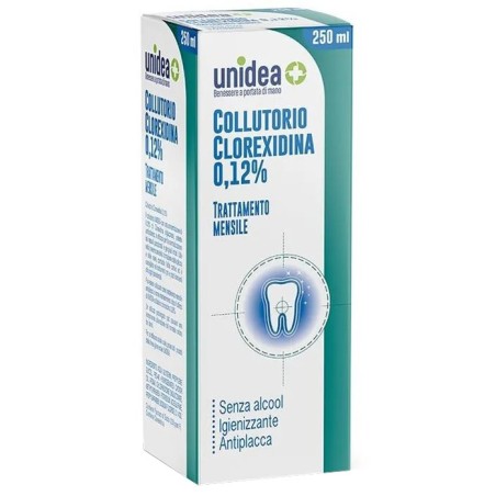 Unidea Collutorio Clorexidina 0,12% 250 Ml