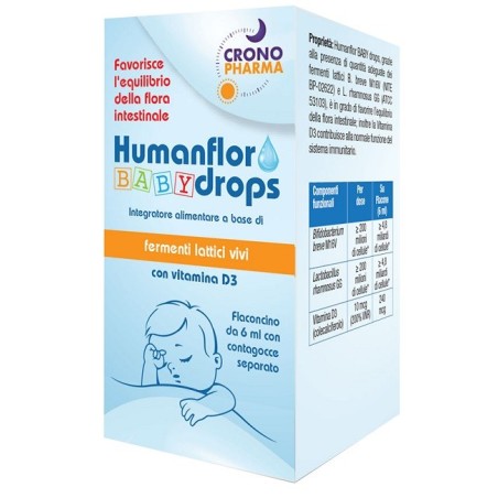 Humanflor Baby Drops 1 Flaconcino 6 Ml