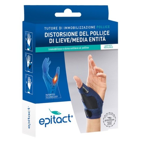 Epitact Tutore Immobilizzazione Pollice Mano Sinistra S