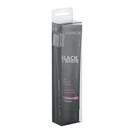 Curaprox Black Is White Dentifrici Sbiancanti 1 Dentifricio Da 90ml + 1 Spazzolino