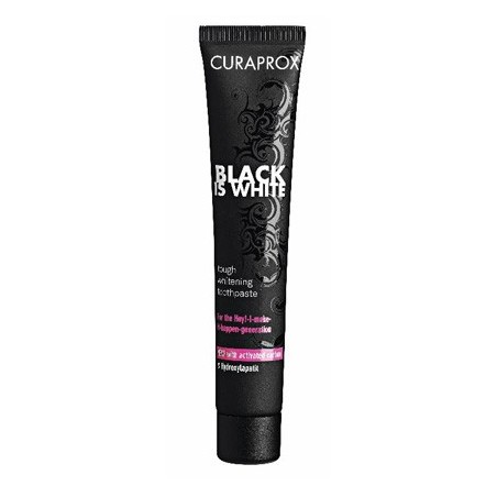 Curaprox Black Is White Dentifricio Rinfrescante 90 Ml