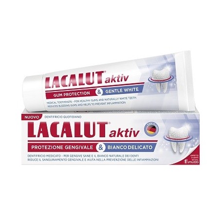 Lacalut Aktiv Protezione Gengivale & Bianco Delicato 75 Ml
