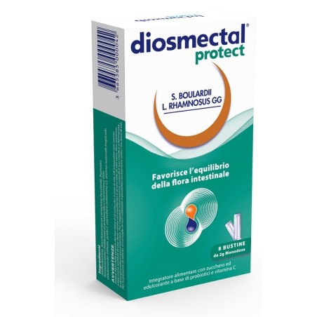 Diosmectal Protect 8 Bustine Orosolubili 2 G