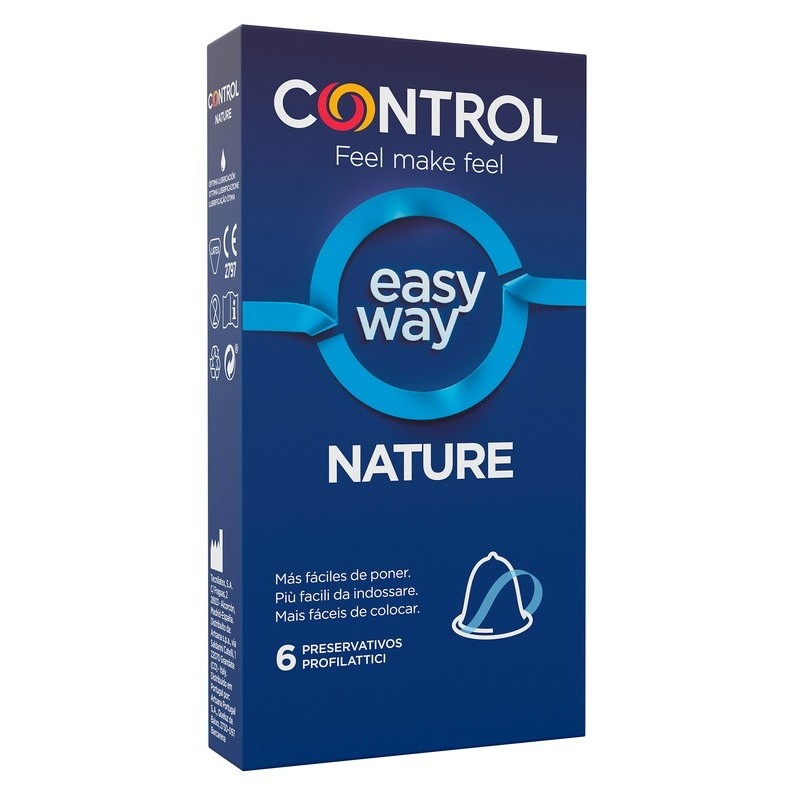 Profilattico Control Nature Easy Way 6 Pezzi