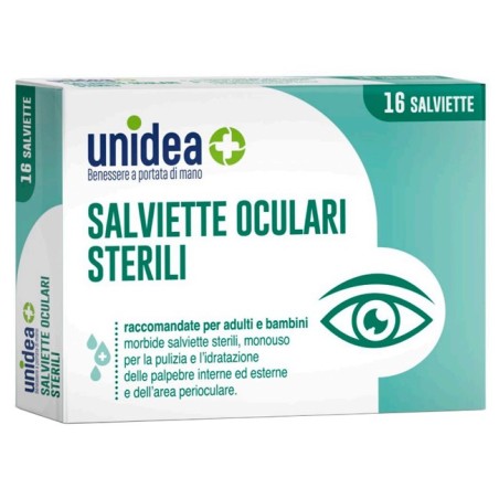 Salviette Oculari Unidea 16 Pezzi Monouso