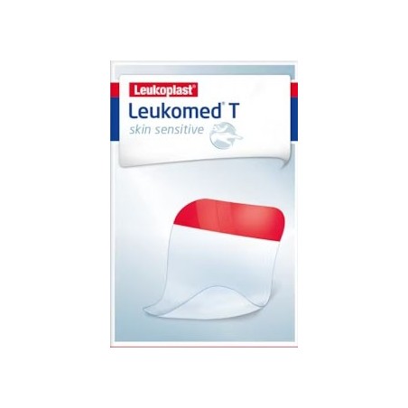 Leukomed T Skin Sensitive Medicazione Post-operatoria Trasparente Con Massa Adesiva In Silicone 7,2x5 Cm 5 Pezzi