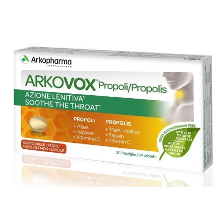 Arkovox Propoli Miele/limone 24 Compresse