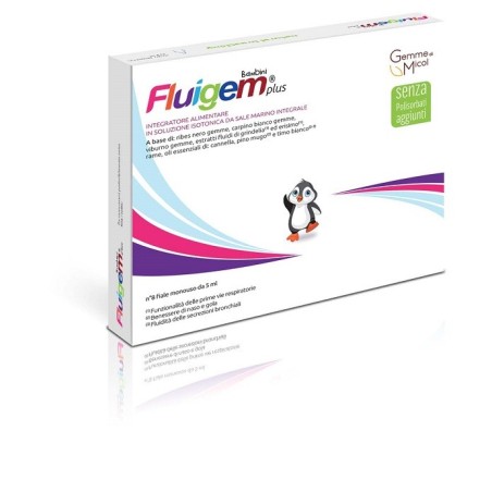 Fluigem Plus Bambini 8 Fiale Da 5 Ml