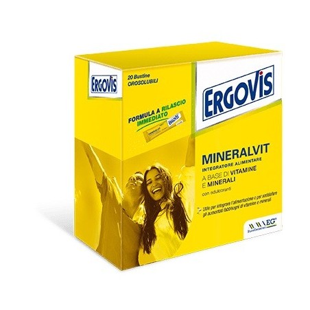 Ergovis Mineralvit 20 Buste Orosolubili 30 G