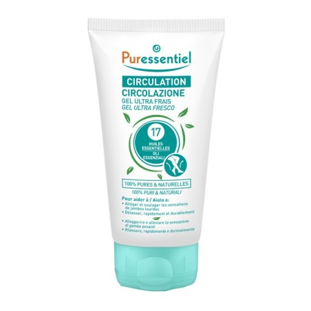 Puressentiel Gel Ultra Fresco Circolazione 17 Oli Essenziali 125 Ml