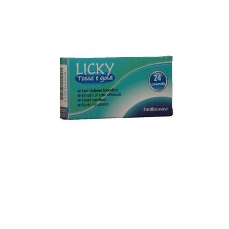 Licky Caramelle Adulti Per Tosse E Gola Senza Zucchero 70 G
