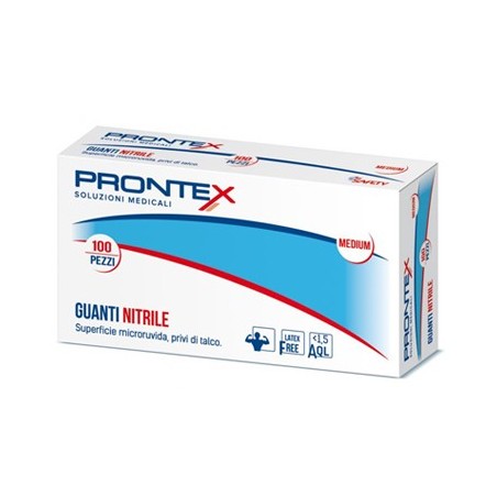 Prontex Guanto In Nitrile Senza Polvere Grande 8/9 100 Pezzi