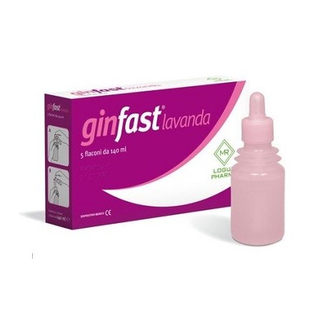 Lavanda Vaginale Ginfast Confezione Da 5 Flaconcini Da 140ml